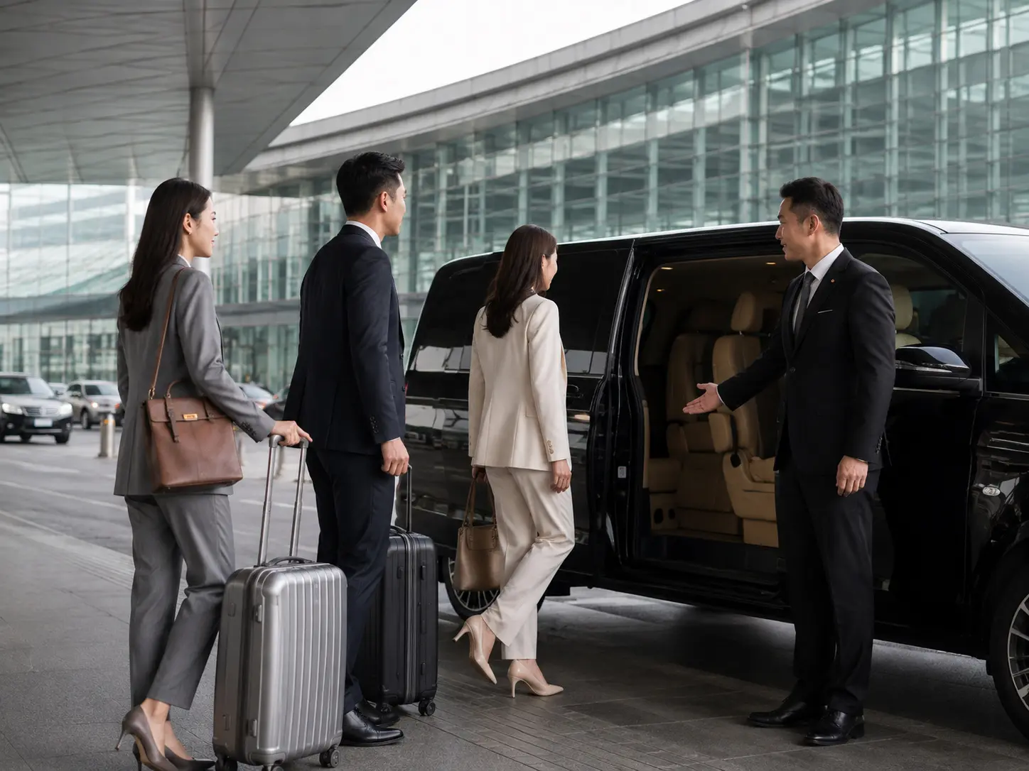 Corporate chauffeur and executive delegation transport in China