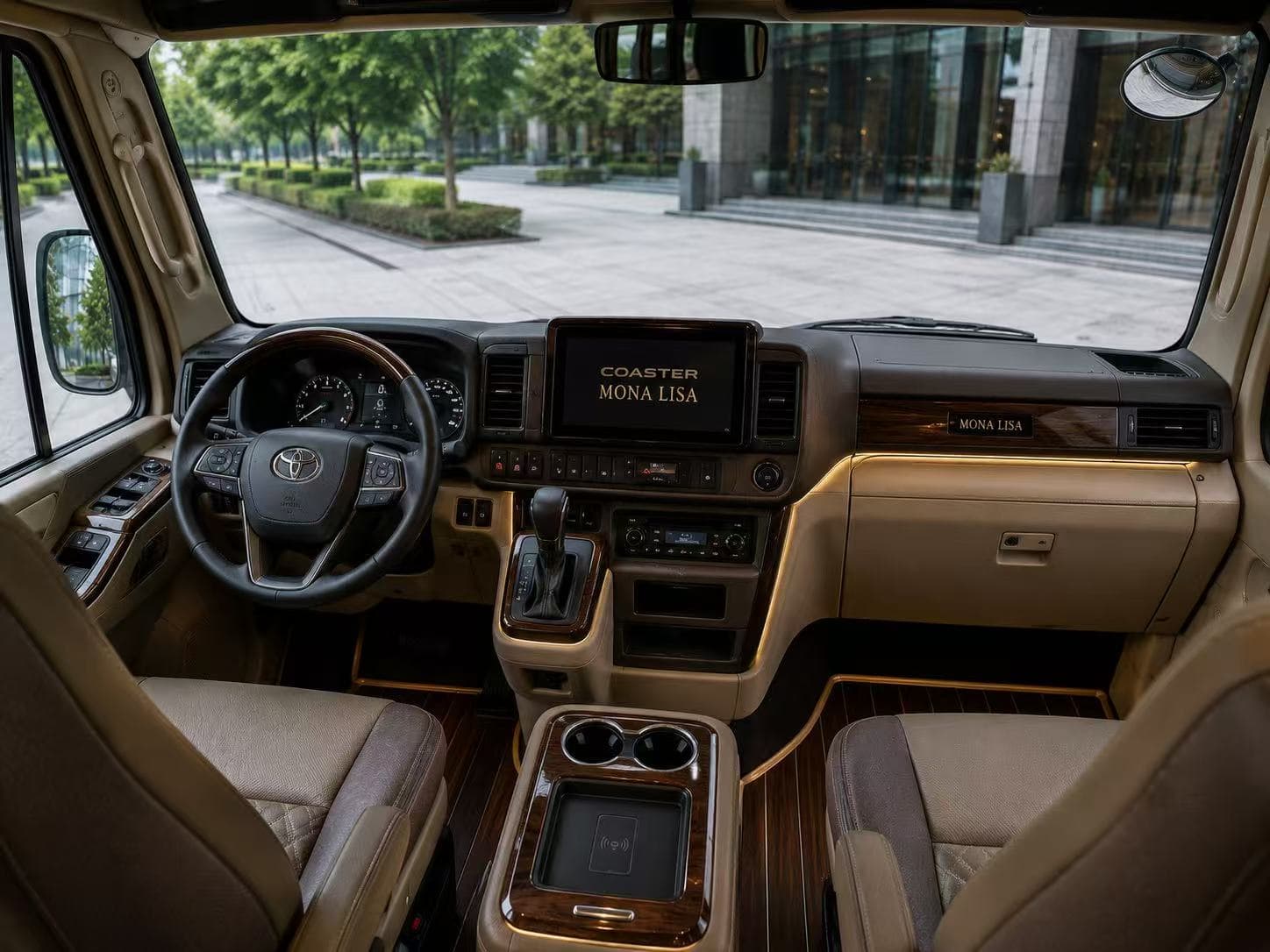 Toyota Coaster rear exterior