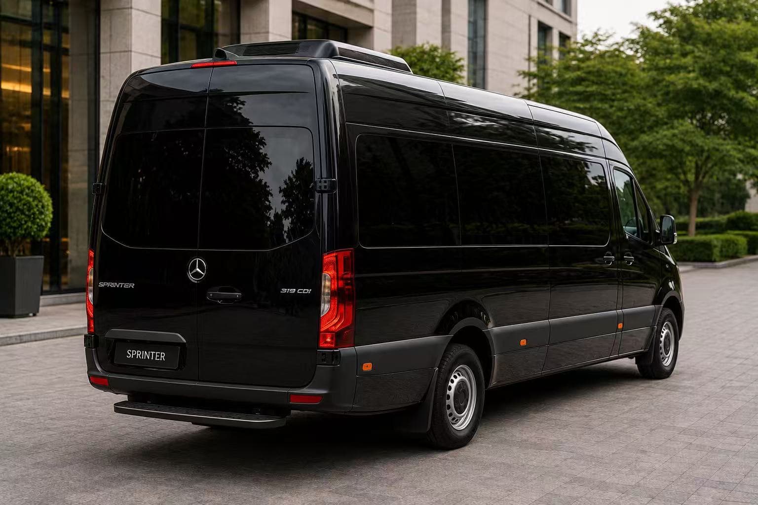 Mercedes-Benz Sprinter rear passenger cabin