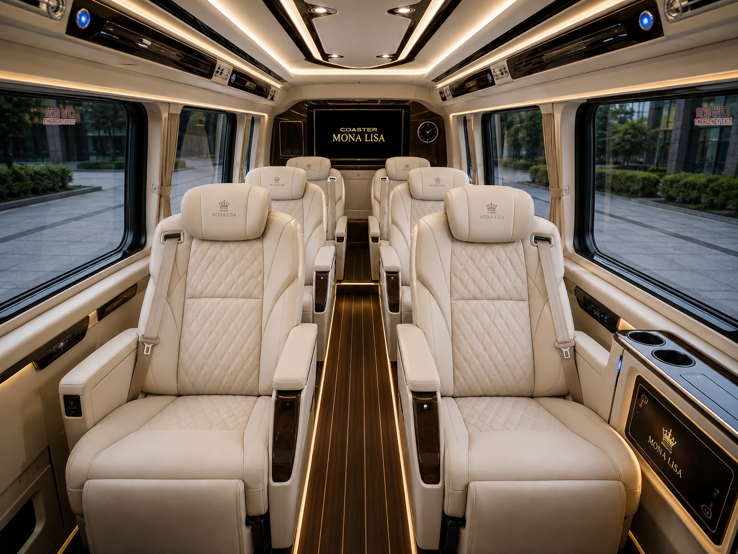 Toyota Coaster Mona Lisa – Luxury VIP Minibus