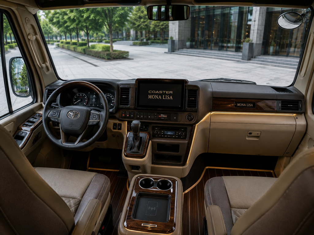 Toyota Coaster Mona Lisa – Luxury VIP Minibus