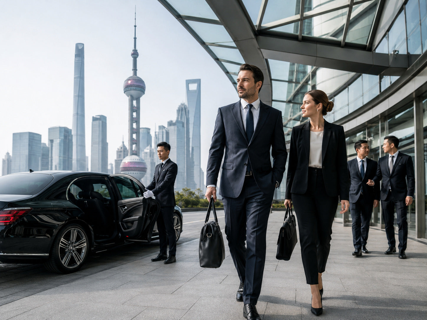 Beijing executive sedan and CEO chauffeur